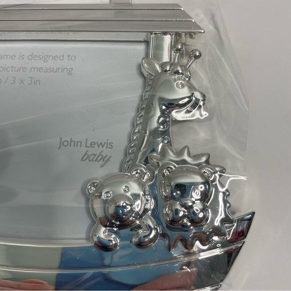 NIB John Lewis “For Baby” Noah’s Ark Free Standing Frame for (3x3 Photo) - Picture 3 of 8